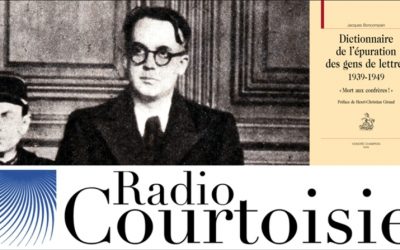 L’épuration des intellectuels et des artistes – Radio Courtoisie