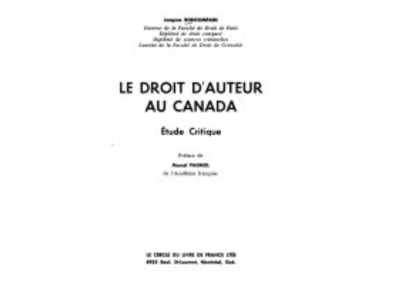 Le droit d’auteur au Canada